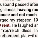 After My Husband Passed, I Charged My Stepson Rent, What He Had Been Doing in Silence Broke Me!