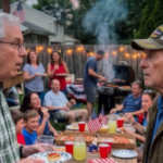 I Invited the Lonely Old Man Next Door to Our Fourth of July Dinner – Then My Father Looked at Him and Turned Pale